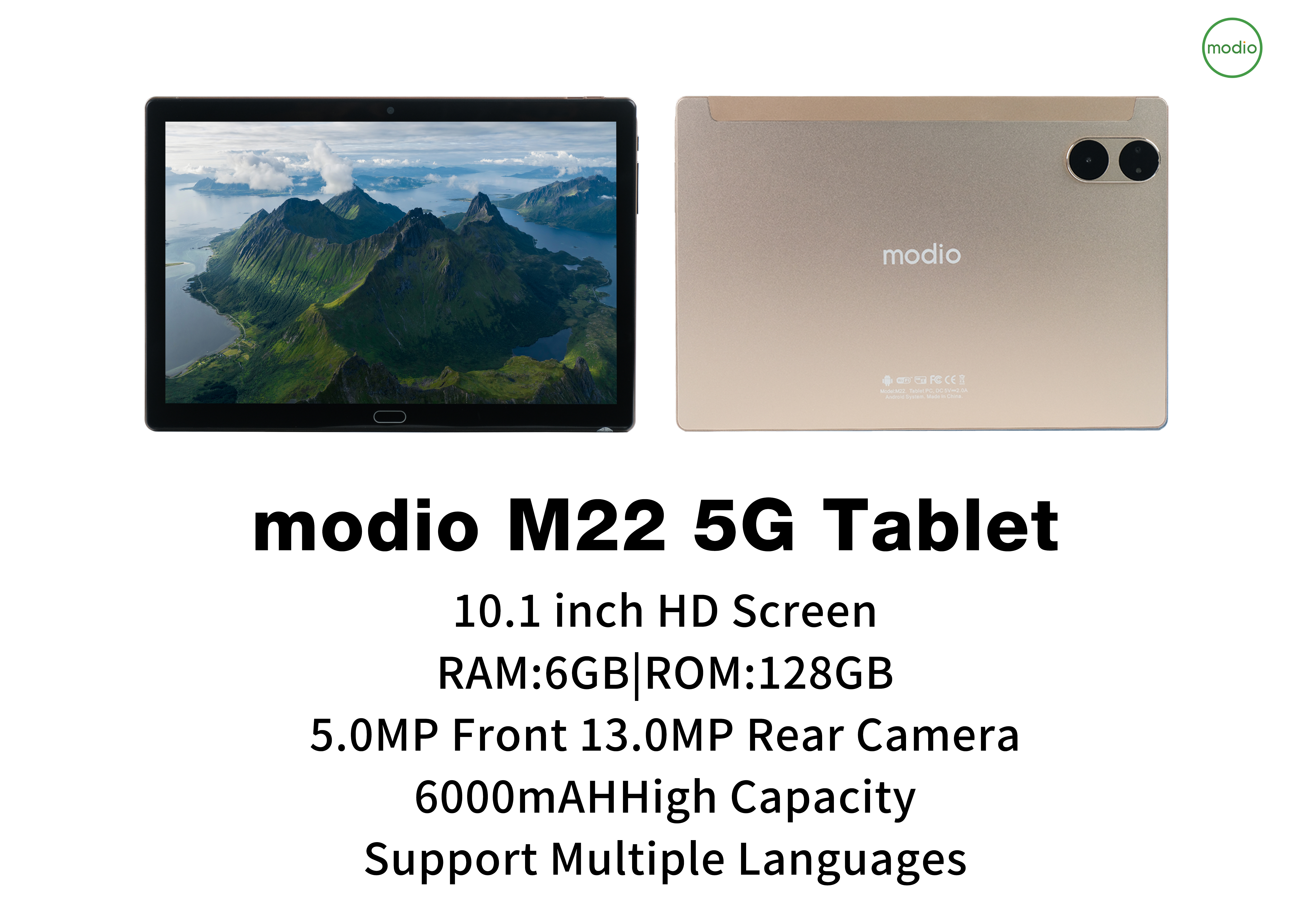 modio m22 5g tablet